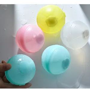 Многоразовые водяные шары, мягкие силиконовые Водяные Шарики со светодиодной подсветкой для бассейна, пляжа, водных игр