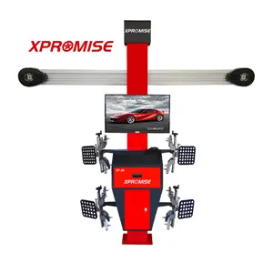 टायर सर्विस वर्कशॉप के लिए XPROMISE 3डी व्हील एलाइनमेंट मशीन अद्वितीय इमेजिंग सिस्टम