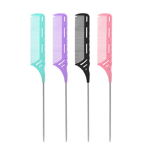 Sıcak satış ayarlanabilir bit tarak 20cm + Salon kullanımı moda plastik vurgulama saç şekillendirici kesit aracı - Product Image 1