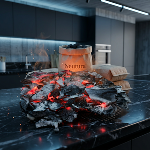 Neutura <b>Coconut</b> <b>Shell</b> Charcoal Lump High Heat Low Moisture BBQ Fuel From Jakarta Raya - Product Image 2