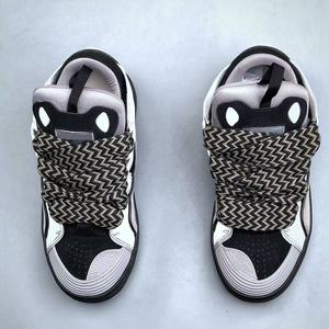 Nouvelles chaussures de sport respirantes en cuir véritable de créateur - Gris, décontractées, polyvalentes, luxueuses, élégantes, rétro, chaussures de marche - Product Image 4