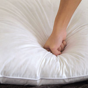 <span class=keywords><strong>Oreiller</strong></span> de Lit et Coussin de Canapé en Coton 100% avec Garnissage Plumes d'Oie et Microfibres, Dimensions Assorties : 30x50/45x45/50x50/55x55/50x65/50x70/50x75/50x90 cm - Product Image 6