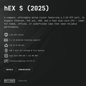 อัปเกรดรุ่น MikroTik E60iUGS HEX S Router - Product Image 2