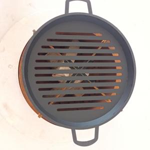 Barbacoa Multifuncional 3 en 1 de Alta Calidad para Interiores y Exteriores, Chimenea para Patio Trasero Color Óxido - Product Image 3
