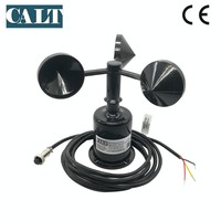 Anémomètre à vent à 3 coupelles CALT, anémomètre à sortie analogique 12V, capteur de vitesse du vent à ultrasons
