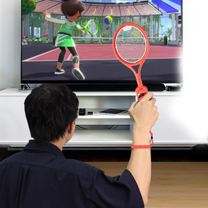 Jeu de <span class=keywords><strong>sport</strong></span> sensoriel raquette de tennis détachable pour <span class=keywords><strong>Nintendo</strong></span> <span class=keywords><strong>Switch</strong></span> /oled Twin Pack raquette de tennis - Product Image 2