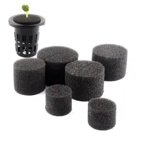 50 paniers hydroponiques noirs en plastique pour jardinage, culture hors-sol, pots de pépinière, fixation des racines des plantes
