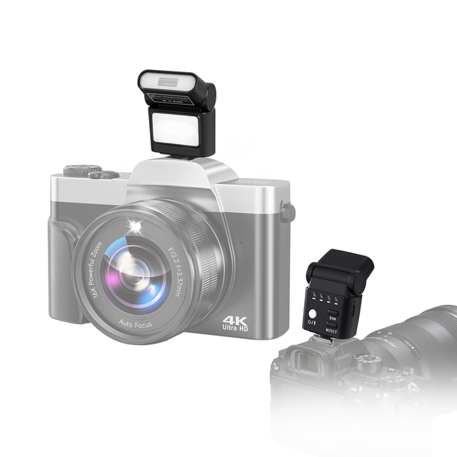 F03 Universal Super Mini Camera Flash Speedlite 6500k Standard Hot Shoe Mount For Dslr Camera Outdoor