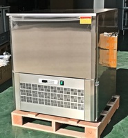 Vente directe d'usine 5 plateaux industrie alimentaire congélateurs rapides blast chiller congélateur choc moins 40 degrés