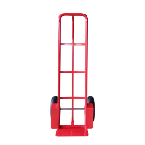 800lbs स्टील पी-हैंडल हाथ ट्रक 13 "न्यूमेटिक पहियों के गोदाम हाथ ट्रॉली - Product Image 3