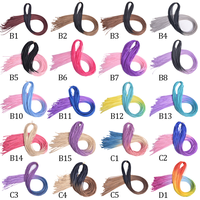 100g afro tresses zizi dans le cul jumbo micro zizi tresses commerce faux plastique trenzas zizi rubio boîte tresse ariel cheveux