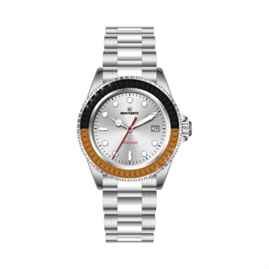 Reloj mecánico automático de movimiento NH35, reloj de pulsera de acero inoxidable con bisel de 316L, gemas azules modificadas, nuevo de 2022 - Product Image 3