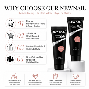 Gel Acrílico para Salón, Antiadherente, de Flujo Suave, Bajo Calor, Vegano, Libre de Crueldad, Seguro, No Tóxico, para Extensión de Uñas, Libre de HEMA y TPO - Product Image 6