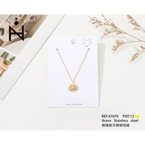 Collana a Forma di Occhio in Acciaio Inossidabile, Gioiello Raffinato Tipo Choker - Product Image 2