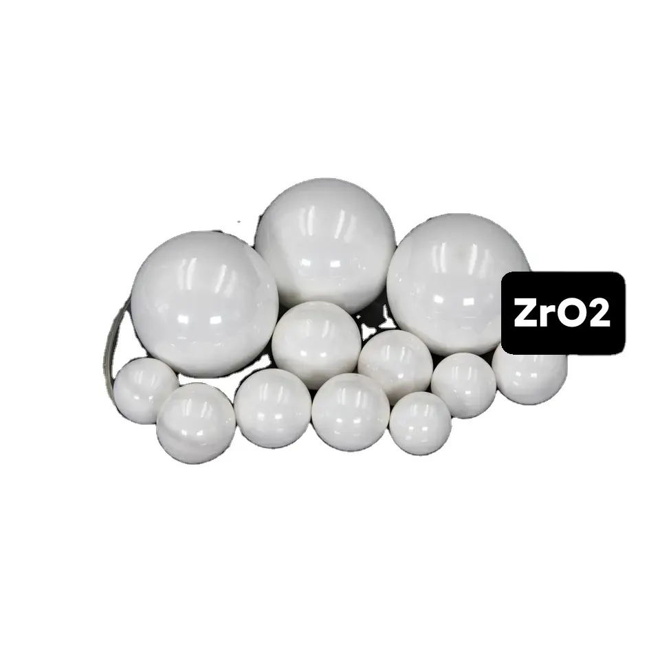 Werkseitige Lieferung 0,1-60mm Zirkonoxid-Schleif mittel kugeln Polieren von Zirkon oxid perlen ZrO2-Kugel