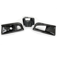 Untuk 2003-2005 MITSUBISHI LANCER EVOLUTION EVO 8 panduan pembersih minyak serat karbon & saluran udara (3 buah) gaya VRS