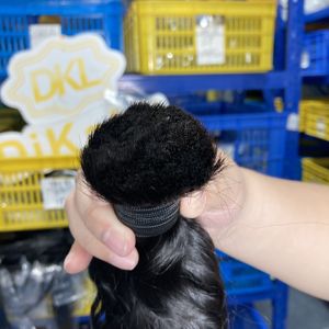 Estensioni di Capelli Umani Vergini Indiani all'Ingrosso, Onda d'Acqua, con Doppia Trama a Macchina, Lunghezza 12-30 Pollici per Intrecciare - Product Image 3