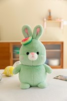 Custom Konijn Pluche Speelgoed Kawaii Fruit Bunny Pluche Knuffel Knuffel Knuffel Knuffel Voor Pasen Festival Vakantie