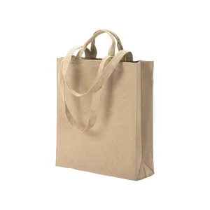 Bolsa de compras de algodón reciclado 280g, merchandising sostenible - Product Image 1