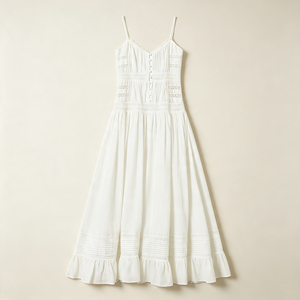 Daily Casual Shopping Boho Fashion Design Custom Logo Available Lace Cami Wholesale Women's <b>Dress</b> - Product Image 1