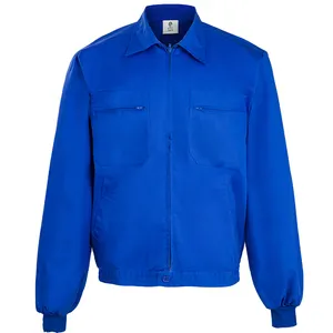 Premium Flame Resistant fr Cotton Anti Fire Custom Logo Workwear Welding Jacket Breathable Workwear