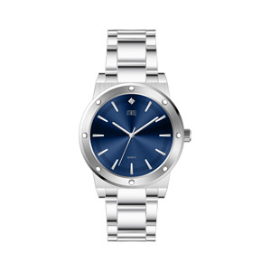 Montre à quartz pour homme avec bracelet en alliage, mouvement Seiko, style décontracté et professionnel, design à 3 aiguilles, cadran en verre 5 mm, polyvalente pour un usage quotidien - Product Image 1