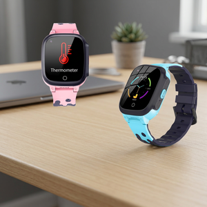 SENBONO นาฬิกาอัจฉริยะสำหรับเด็กพร้อมเครื่องวัดอุณหภูมิ GPS NFC หน้าจอสัมผัส IPX7 สายซิลิโคนกันน้ำสำหรับเด็กตัวติดตามกิจกรรม - Product Image 1