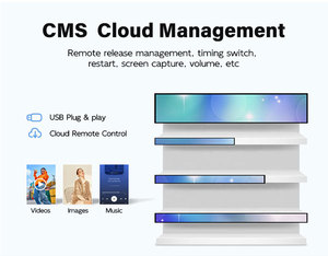 Tùy chỉnh 19 24 28 35 36 inch siêu rộng kéo dài thanh Android Màn hình LCD hiển thị cho bán lẻ kỹ thuật số biển hiển thị - Product Image 2