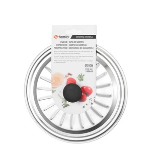 Couvercle de <span class=keywords><strong>pot</strong></span> maximal en acier inoxydable 410 de <span class=keywords><strong>couleur</strong></span> naturelle requis dans un couvercle de <span class=keywords><strong>pot</strong></span> d'ustensiles de cuisine en métal de 34cm pour restaurant à la maison - Product Image 4
