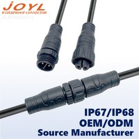 Connecteur de câble d'alimentation électrique M16 multi-prises étanche en nylon pour systèmes RF et solaires