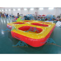 Bateau gonflable de voyage de donuts d'eau de 5 personnes pour le jeu de Sport aquatique