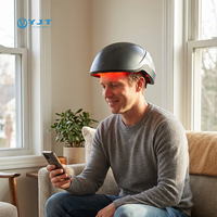 Casco Láser Inteligente VCSEL de 552 Diodos Personalizado, 655nm, 510K, 2760mW, Control de Zona, Ajuste Flexible, MOQ, Pedido OEM