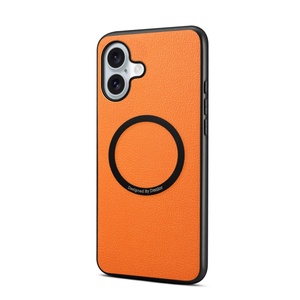 Funda <span class=keywords><strong>de</strong></span> Teléfono <span class=keywords><strong>de</strong></span> Cuero PU a Precio Económico para Apple iPhone 17, Funda con Anillo Magnético - Product Image 5