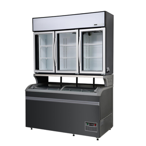 Réfrigérateur <span class=keywords><strong>combiné</strong></span> commercial de supermarché <span class=keywords><strong>congélateur</strong></span> inférieur congelé demi-réfrigérateur - Product Image 5
