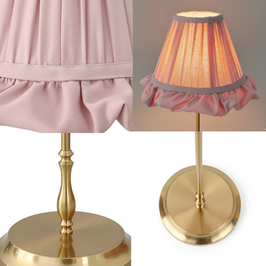 Lampada da Tavolo in Tessuto Senza Fili Alta 72cm con Telecomando Ricaricabile e <span class=keywords><strong>Paralume</strong></span> Plissettato per Decorazioni di Matrimoni ed Eventi - Product Image 3