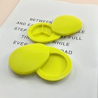 Stick déodorant, Correcteur trois couleurs, Boîtier magnétique pour fard à paupières en forme de galet, Fard à joues mono en plastique ABS, Cosmétique robuste