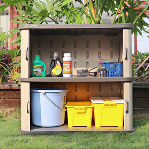 ตู้เก็บอาหารสำหรับร้านอาหารคุณภาพสูง ผลิตจากพลาสติก HDPE อย่างดี พร้อมกุญแจล็อคอิเล็กทรอนิกส์ ทนทาน เป็นมิตรกับสิ่งแวดล้อม ประกอบสำเร็จ ใช้งานกลางแจ้งได้ - Product Image 1