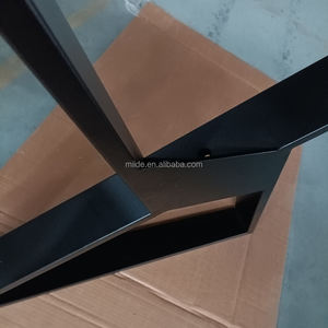 התאמה אישית שולחן אוכל בסיס <span class=keywords><strong>z</strong></span> בצורת רגליים מתכת לשולחנות אוכל ברזל יצוק - Product Image 6