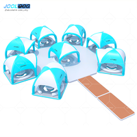 Plataforma Flotante Inflable Jooloog con Pabellón para Complejos Acuáticos