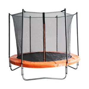 고품질 10ft 옥외 접히는 둥근 trampoline gor 아이들 비 덮개를 가진 12ft 접히는 trampoline