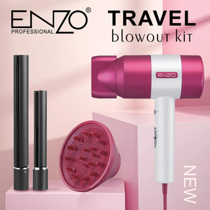 Lisseur et sèche-cheveux professionnel ENZO en plastique avec moteur AC pour la maison – <span class=keywords><strong>Produit</strong></span> <span class=keywords><strong>de</strong></span> beauté - Product Image 3