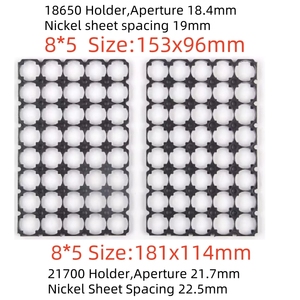 ZOYSUN 21700 Kit de Soporte de Batería Empalmable Ignífugo con Montaje de Soporte Fijo Negro 8X8 9X3 9X6 9X7 9X8 9X9 10X3 10X4 10X5 - Product Image 6