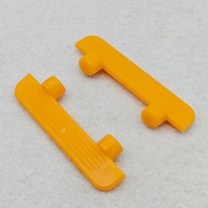Support d'étagère de placard en plastique orange, sans perçage, à installation dissimulée, connecteur pour cloison de placard - Product Image 2