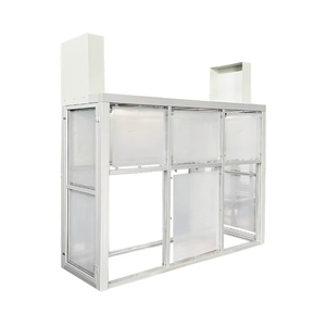 Trung Quốc nhà máy trực tiếp công nghiệp nhôm hồ sơ cho máy bảo vệ 40x40 Anodized nhôm đùn một hoặc hai bên đóng cửa - Product Image 1