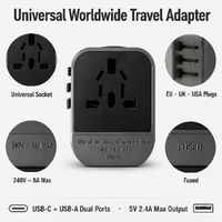 Adaptador de Cargador al por Mayor con Pines Retráctiles USB Tipo C Disponible en 12W, 20W y 35W para Pedidos al por Mayor