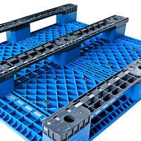 Grille de drainage simple face en plastique Euro HDPE, palette à séchage rapide, empilable, pour zones industrielles humides, entrepôts et chambres froides