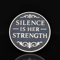 Fabrication Créez votre propre pièce de monnaie personnalisée Souvenir Lady Metal Plated Silver Coin