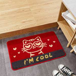 קריקטורה חמודה דג אמבטיה רחצה בולעים בולעים אמבט מחצלות ללא החלקה לגיבוי אמבטיה מקלחת כיור אמבטיה חדר אמבטיה - Product Image 3