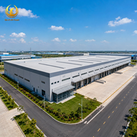 Entrepôt logistique à grande portée, bâtiment de stockage industriel, entrepôt de distribution, installation de stockage d'usine