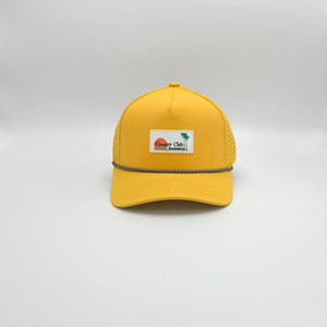Casquette de baseball en polyester avec cordon, logo en caoutchouc découpé au laser, 5 panneaux, imperméable, haute qualité, personnalisable, pour le sport, vente en gros - Product Image 6